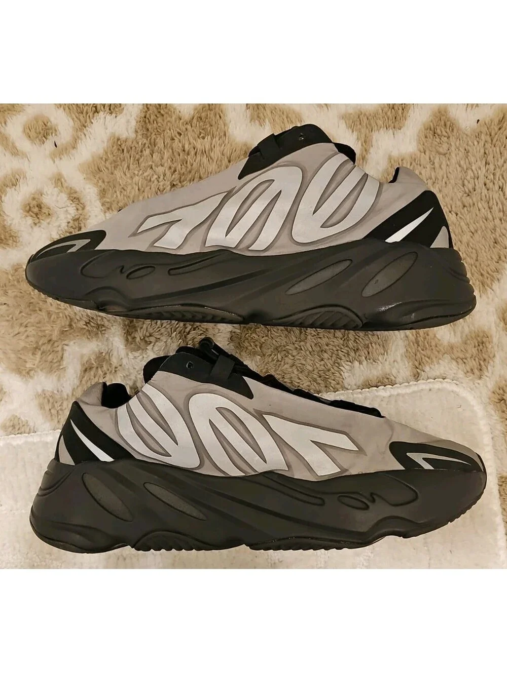 Size 10 - adidas Men's Yeezy Boost 700 MNVN Metallic
